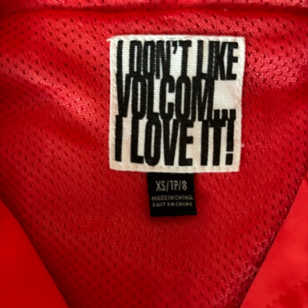 Volcom Enemy Lines Windbreaker, Women’s Size Xs/8 - image 4